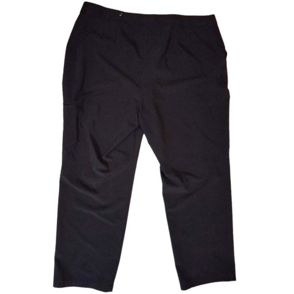 WEEKENDS By CHICO'S Black Dress Pants With Pockets - Women's 3 Short (XL-16) - Picture 3 of 6